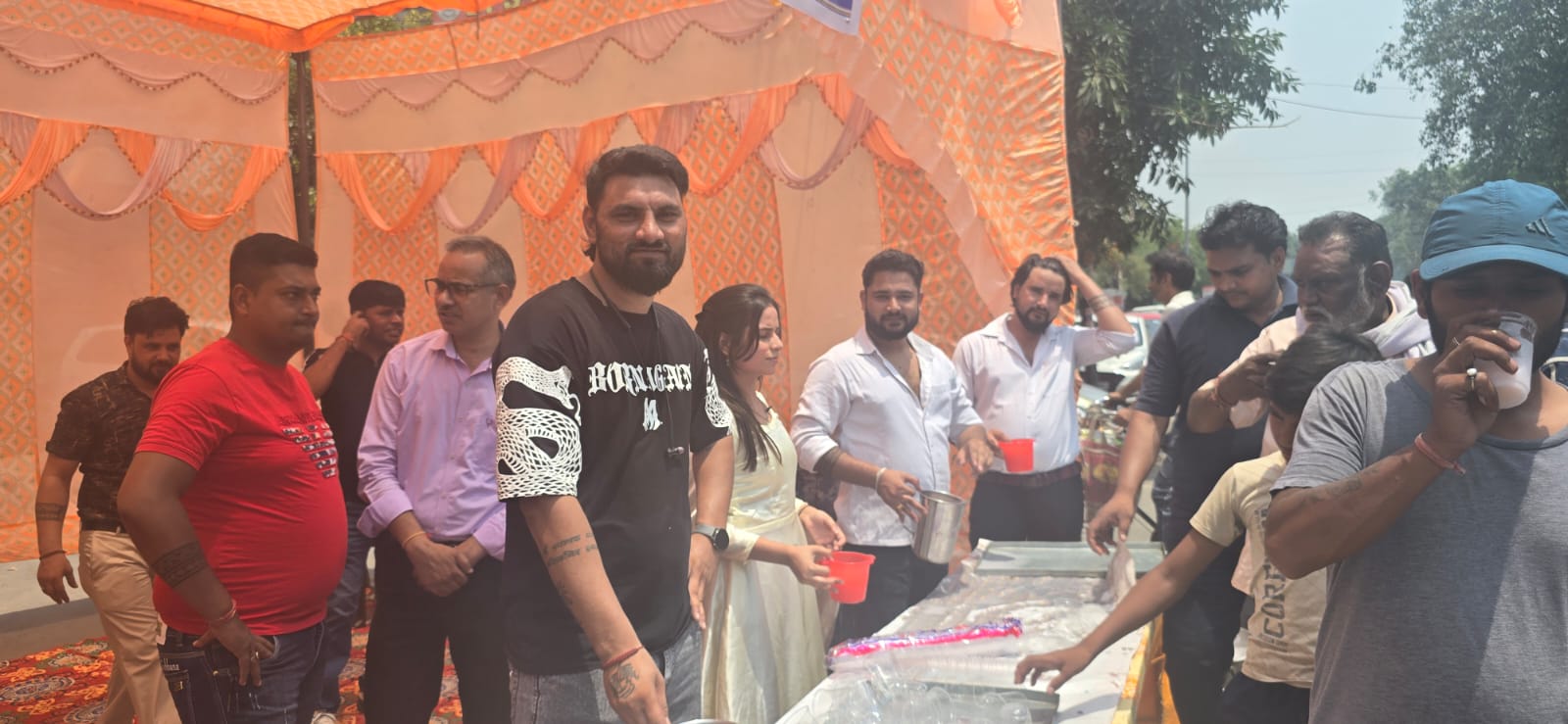 Summer Cool Drink Distribution Drive